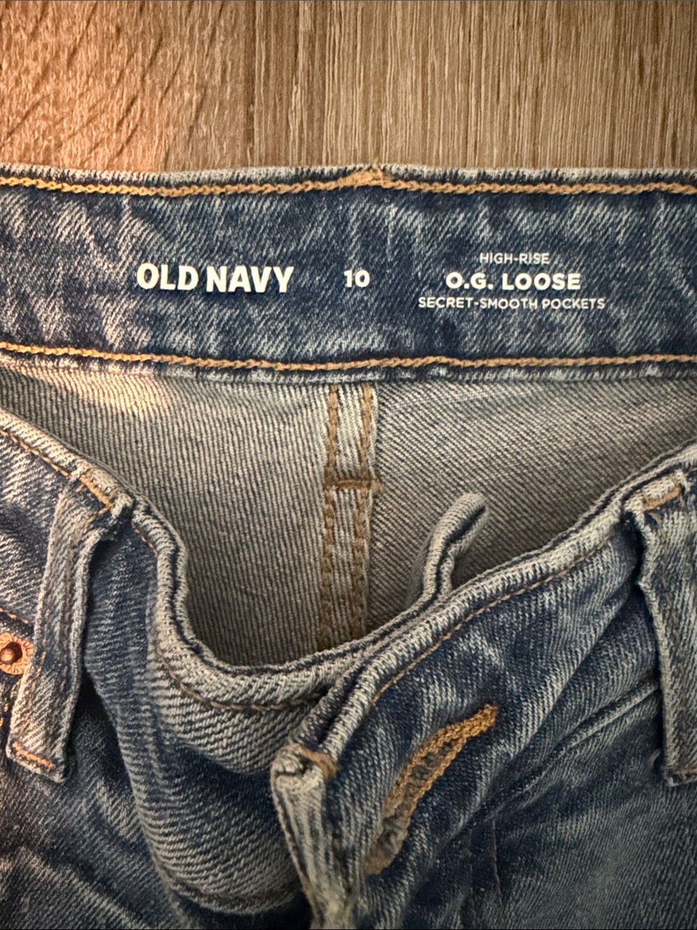 Old Navy High-Rise O.G. Loose Jeans – Light Blue Denim